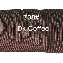 4 мм DK Coffe лучшая плоская линия нейлоновый шнур+ 130 м/украшения в стиле рок-н-ролл аксессуары нить веревка Макраме Браслет Ожерелье Веревка Бисероплетение шнуры