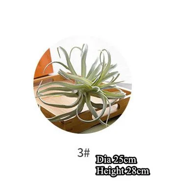 Bulbosa хлопок конфеты Детские Осьминог Искусственные Поддельные airplant тилландсия Capitata Steptophylla usneoid как настоящие растения суккулент - Цвет: No.3