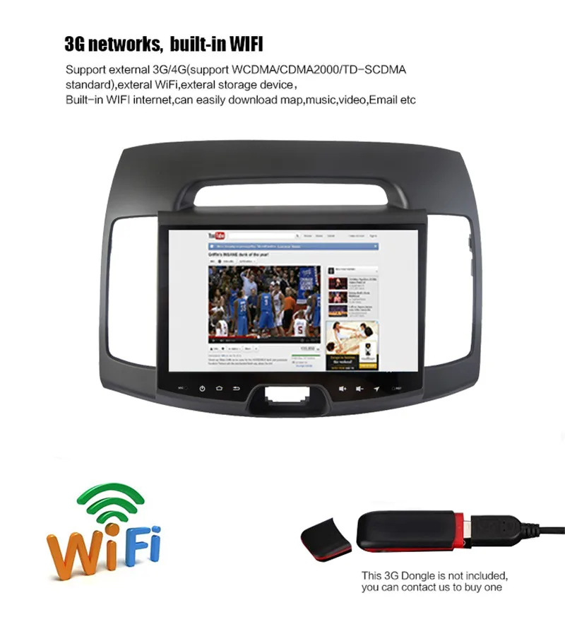 Top Roadlover Android 8.1 Car Multimedia Autoradio For Hyundai Elantra 2015 Stereo GPS Navigation Magnitol 2 Din Player Video NO DVD 14
