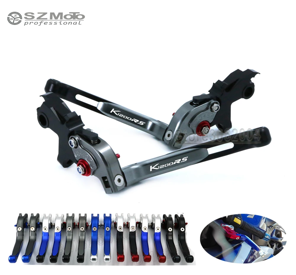 

For BMW K1200RS K1200 RS 1998-2004 2003 Aluminum Motorcycle Accessories Folding Extendable Adjustable Brakes Clutch Levers CNC