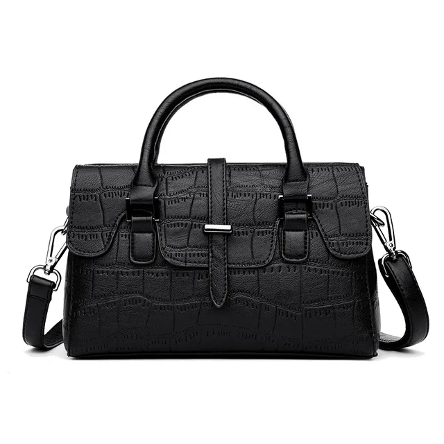 New Arrival Fashion Texture Design Women Pu Leather Handbags High New Arrival Fashion Texture Design Women Pu Leather Handbags High Capacity Las Shoulder Bag Lightweight Classic
