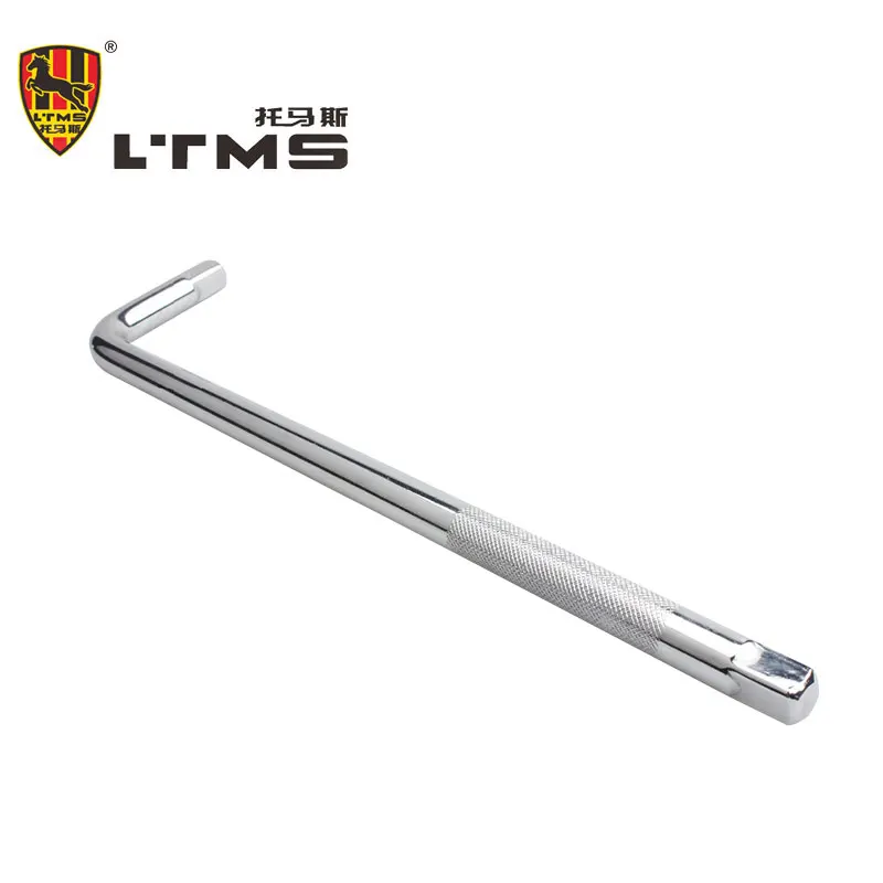 Elitech 15" High Quality 1/2 Curved Rod Drive Socket Extension Length Bar Wrench Tool