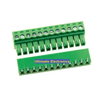 

10sets 15EDGK3.81 12PL 3.81mm pitch Splice Curved needle Pluggable connector