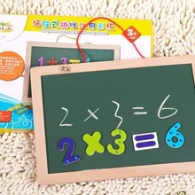 Деревянные детские игрушки магнитная доска для рисования доска обучающий игрушечный этюдник для детей взрослый мольберт доска детские рисунки