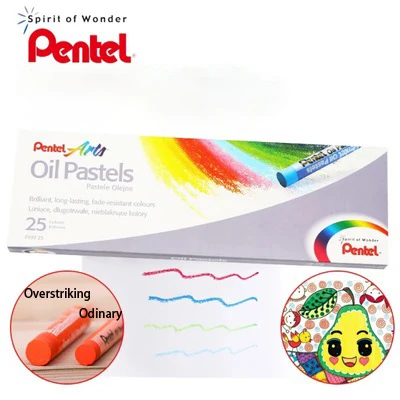 12/16/25/36/50 шт./компл. японский PENTEL масляная пастель для искусства детей граффити