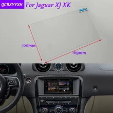 Стайлинга автомобилей 8 дюймов gps навигации Экран Стекло защитная пленка Стикеры для Jaguar XJ XK аксессуары Управление из ЖК-дисплей Экран