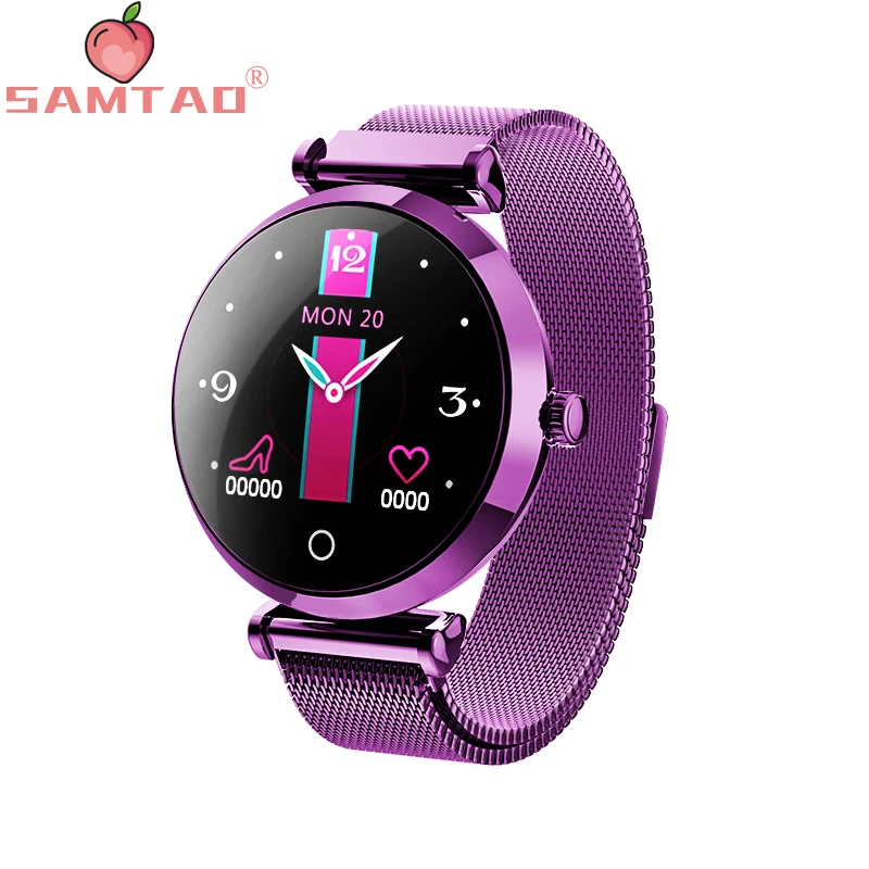 

R6 Women Smart Bracelet Watch Wristband Color Screen Smartwatch Fashion Fitness Tracker Menstruation Heart Rate monitor PK Q8 Q9