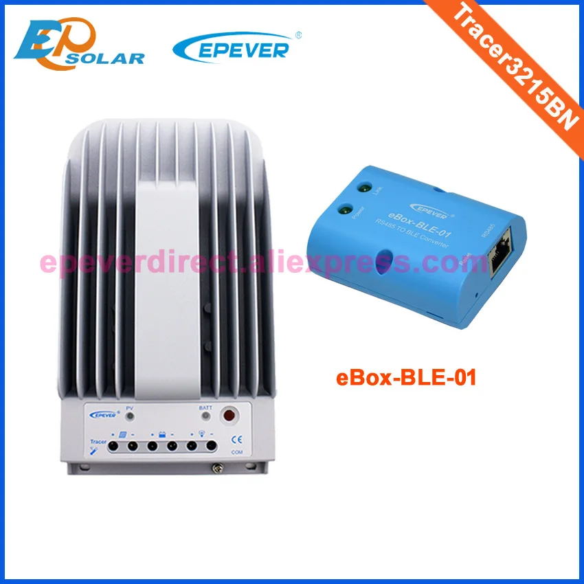 

Tracer3215BN Max PV input 150V Solar controller MPPT EPEVER Free shipping eBOX-BLE-01 bluetooth adapter 30A 24V/12V auto work
