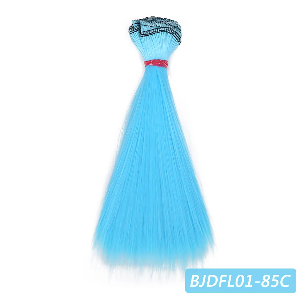 Bybrana 15 см * 100 см и 25 см * 100 см длинные прямые высокотемпературные волокна BJD SD парики DIY Волосы для кукол бесплатная доставка