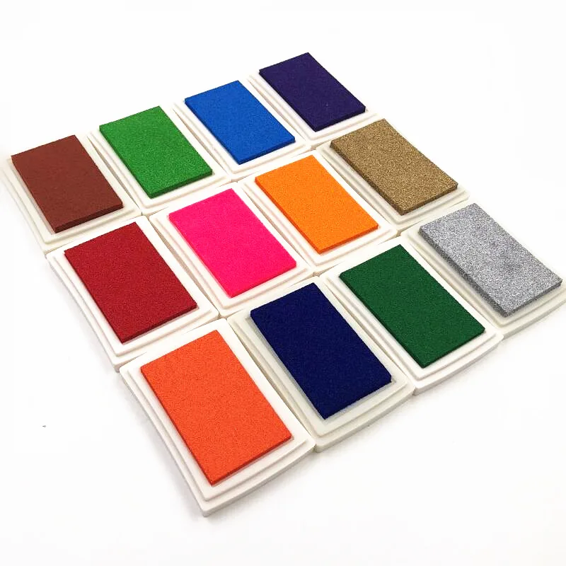 

Variety of optional 7cm Ink Pad Scrapbooking Colorful Inkpad Stamp Sealing Decoration Fingerprint Stencil Card Making DIY Crafts
