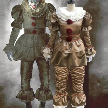 

Hot Movie Stephen King's Cosplay Costume Scary Joker Suit costumes