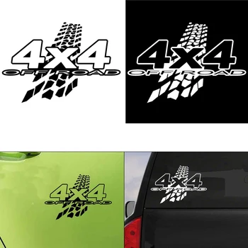

20 x 13.6CM PET Four-Wheel Drive 4 x 4 OFFROAD Word Pattern Outdoor Reflective Car Motorcycle Body / Bumper / Scratch Sticker