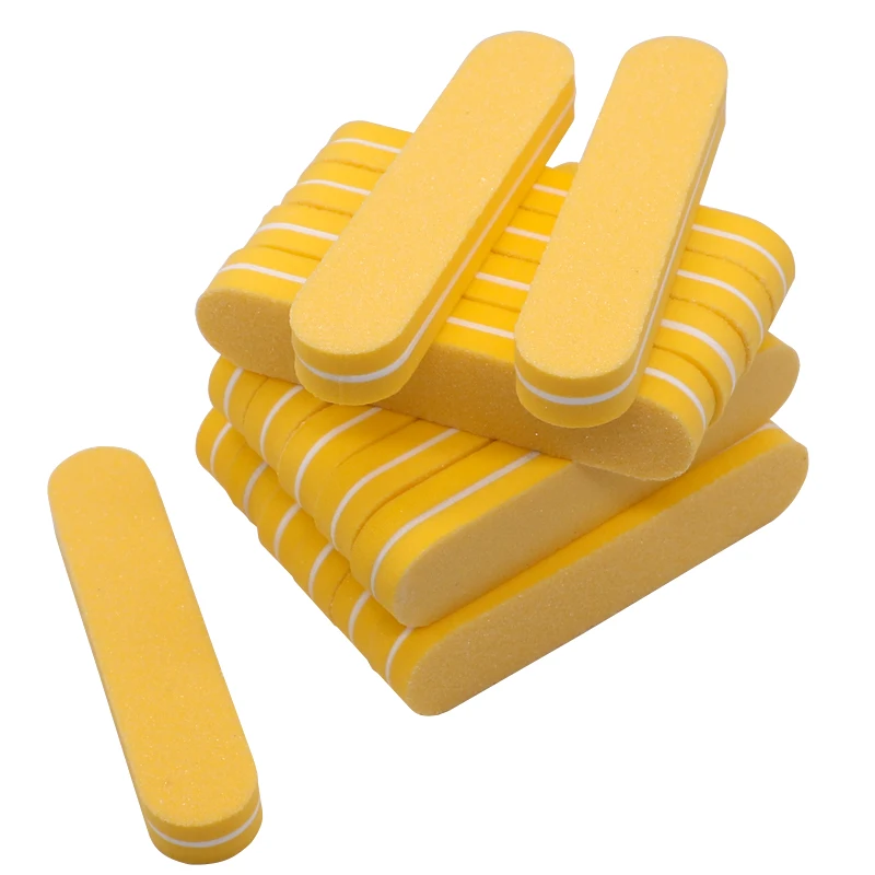 Buffer de Unhas Arquivos de Dupla Mini Esponja Arquivo - 180 Face Profissional Unha Polonês Arquivos Moagem Lixar Manicure Ferramentas 100 Pçs 1 100 pçs buffer de unhas mini esponja