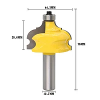 כלים לעיבוד עץ 1/2" דפוס קלאסי & חרוזים Shank & נתב חתוכים Bit -Tenon קאטר כלים לעיבוד עץ (2)