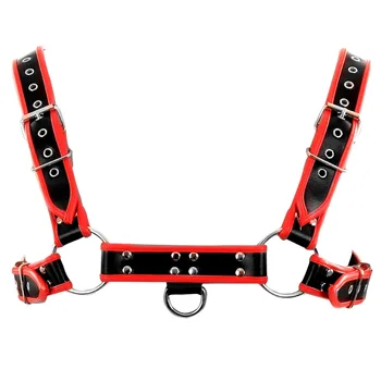 

Leather Starp Top cage bra Belt harness bra shoulder belts Steampunk body Adjustable Plus Size Metal Rivet Epaulette Festival