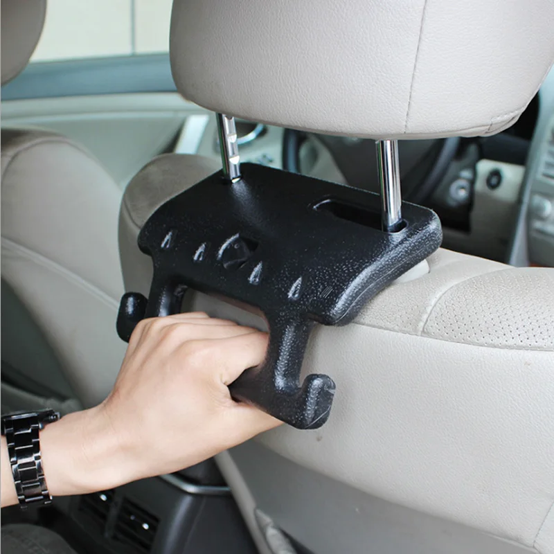 

Auto Car Back Seat Headrest Hanger Holder Hooks Clips For Bag Purse Cloth Grocery Automobile Interior Accessories