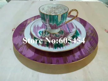 

2018 Ceramic tableware set Porcelain plate bowl spoon and pot Bone china plate creative sets Free shipping