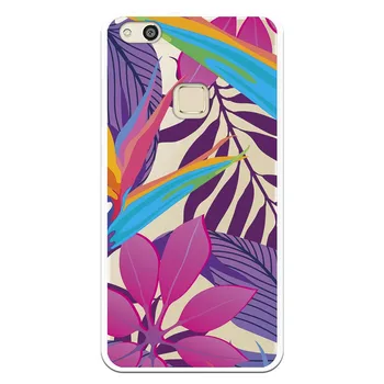 

Stand case costume drawing Leaves WP017 for Huawei P10 Lite