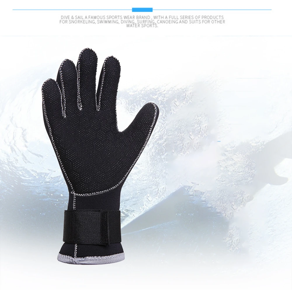 3 мм неопреновое оборудование для ныряний перчатки Плавание Подводное плавание оборудование анти-антицарапки с для зимы теплые перчатки для подводного плавания