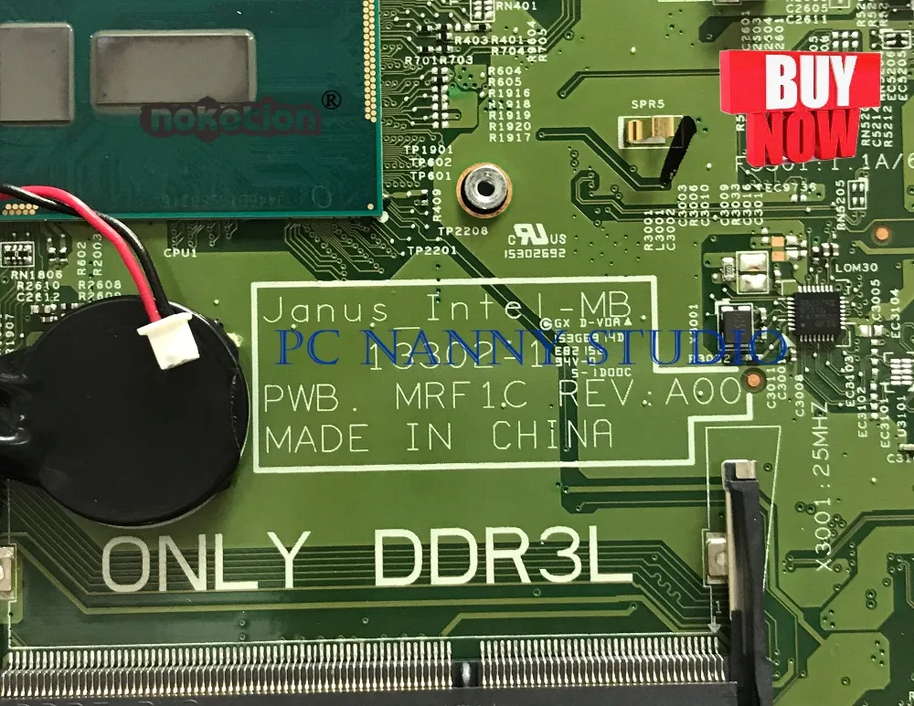 PCNANNY 0NXCCW для Dell Vostro 15 3549 материнская плата ноутбука 3025U DDR3L 13302 1