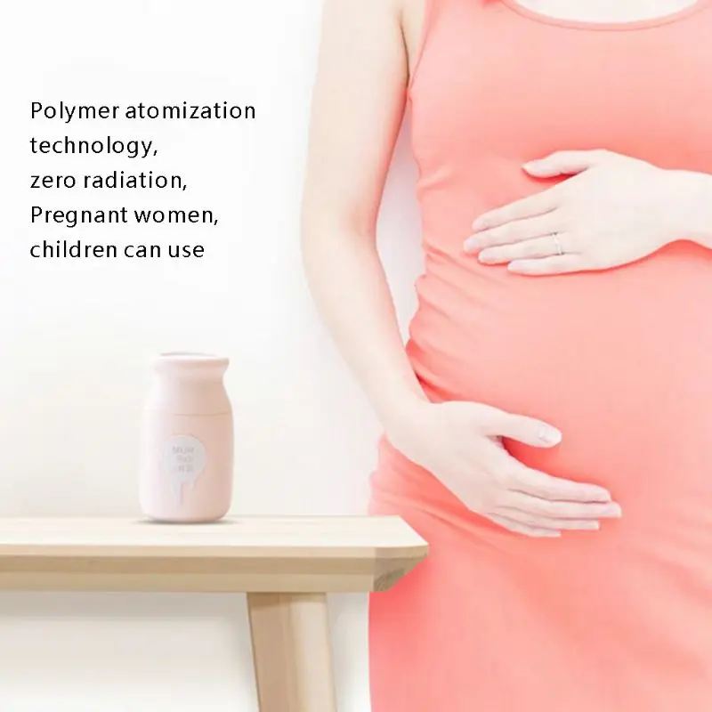

180ML Cute Mini Bottle Humidifier Ultrasonic Car Air Humidifier Mini USB Aroma Diffuser Office Waterless Shut-off For Baby Pregn