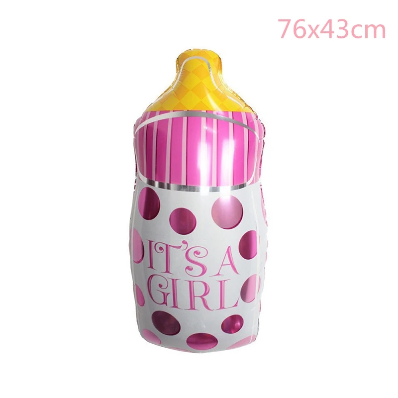 1 комплект, детский душ, для девочек, для мальчиков, воздушный шар, для дня рождения, украшение для вечеринки, для девочек, пол, для вечеринки, вечерние принадлежности - Цвет: pink bottle