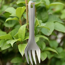 2017 New Titanium Fork Titanium Tablewares Outdoor Cutlery Portable Camping Healthy Non-toxic Lightweight 10g Fire Maple FMT-T20