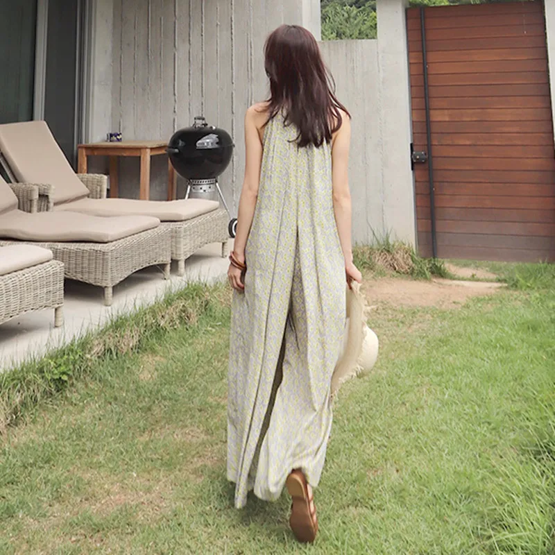SuperAen Summer Korean Style Women Jumpsuits Wide Leg Pants Pluz Size Chiffon Jumpsuits Casual Loose Fashion Jumpsuits New 2018 SuperAen Summer Korean Style Women Jumpsuits Wide Leg Pants Pluz Size Chiffon Jumpsuits Casual Loose Fashion Jumpsuits New 2018