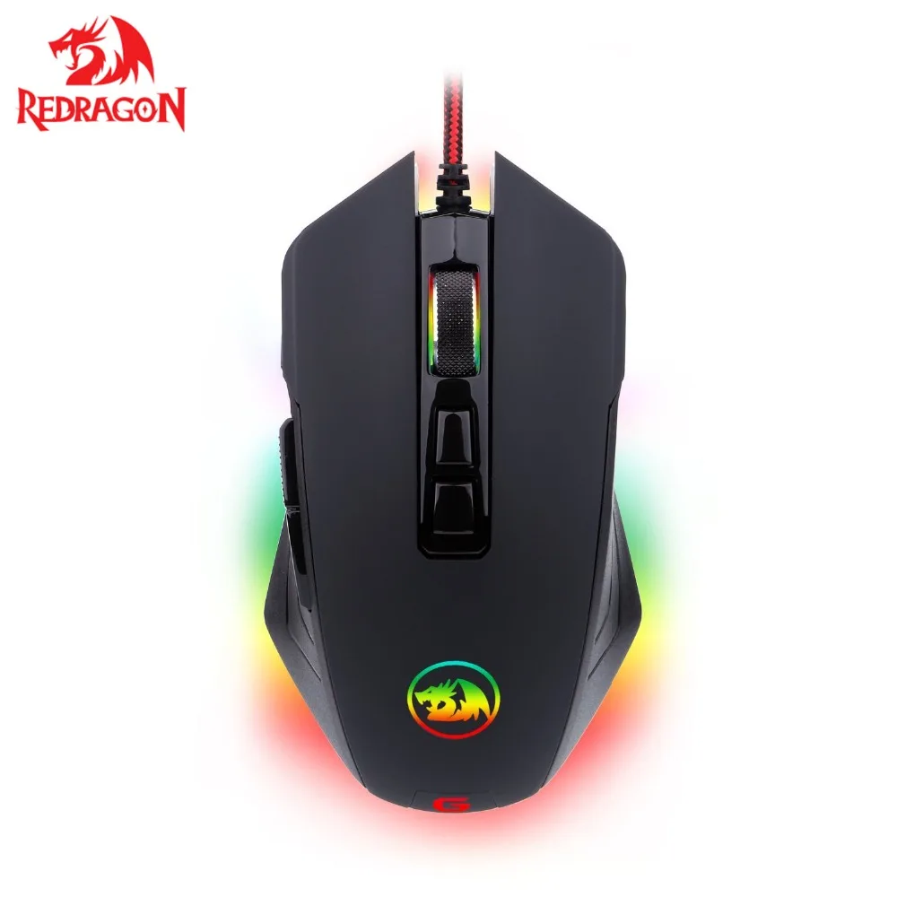 Игровая мышь Redragon M715 10000 DPI 8 программируемых кнопок с подсветкой 7 RGB|Мыши| |