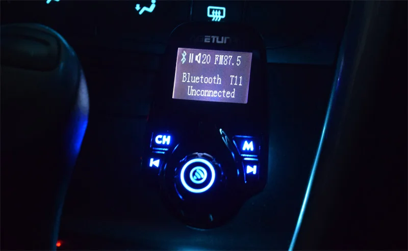 Автомобильный комплект AGETUNR T11 Bluetooth комплект для громкой связи mp3-плеер fm-передатчик двойной зарядное устройство USB 5 В 2.1A Поддержка TF карты и U диск