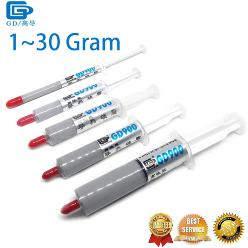 

GD GD900 1g 3g 7g 15g 30G processor CPU Cooler Cooling Fan Thermal Grease VGA Compound Heatsink Plaster paste