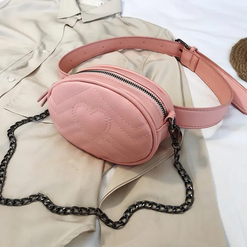 Из искусственной кожи нитки сердце широкий ремень мода Грудь Сумки на пояс для женщин Дорожная сумка Bolsa Sac Shoulderbag #1136