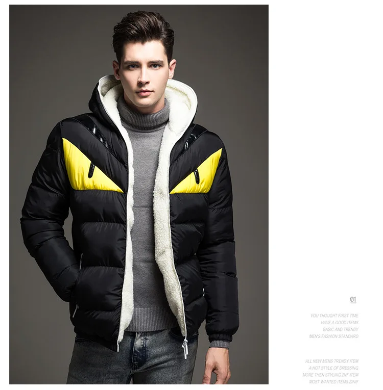 Импортные товары, мужская куртка размера плюс, зимняя уличная мода, молодежное хлопковое пальто с капюшоном, индивидуальный дизайн, пуховик, утепленная, сохраняет тепло