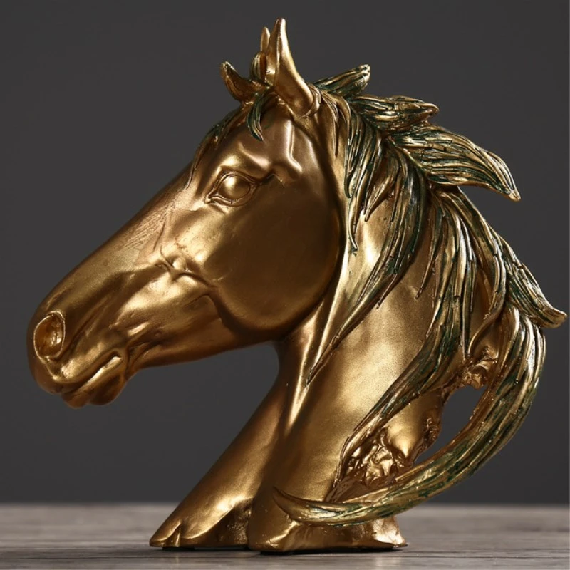 Creative American Horse Home Decoration Accessories Interior Study Wine Cabinet Window Model Room Decoration Decoration Gift Figurines Miniatures Aliexpress