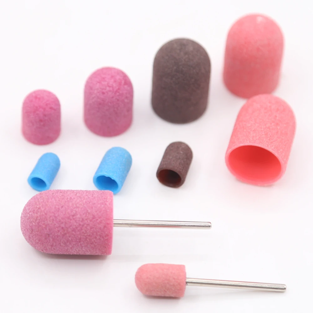 Nail Drill Bits Sanding Bands Caps Cutters For Manicure Nail Sanding Band Cap for Pedicure Cutters For Pedicure Sanding Caps    