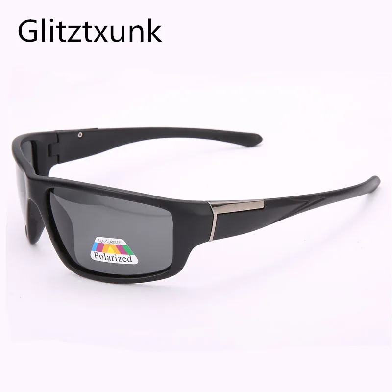 

Glitztxunk Sunglasses Men Polarized Square Retro Sport Sun Glasses for Men Black Outdoor Driving Male Eyewear Oculos Gafas De So