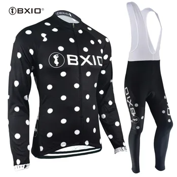 

BXIO Women Winter Thermal Fleece Long Sleeve Bike Jersey Invierno Ropa Ciclismo Cycling Sets Jerseys MTB Bicycle Clothes 038