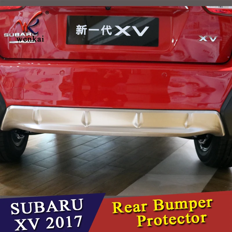 Внешняя задняя стальная накладка на бампер крыльев 1 шт. для Subaru XV GT3 GT7 2017 2018|skid plate