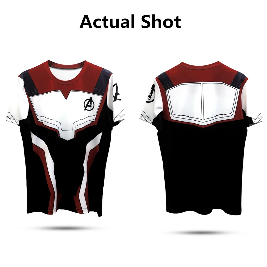 Marvel Avengers Endgame Quantum War 3D Printed T shirts Compression Shirt Movie Cosplay Costume Short Sleeve Tops For Men Women