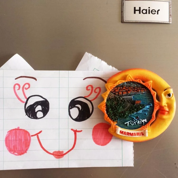 Горячая Распродажа Мармарис Турция солнце и луна магнит на холодильник туристические сувенирные магниты на холодильник домашний декор магнитные наклейки