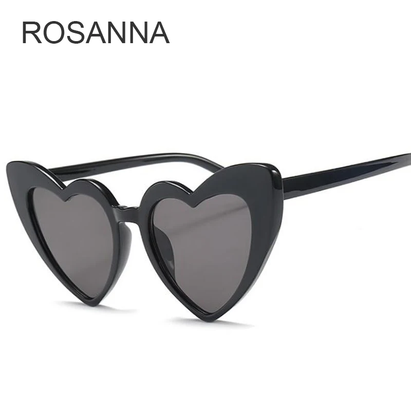 Солнцезащитные очки ROSANNA в форме сердца для женщин брендовые дизайнерские ретро