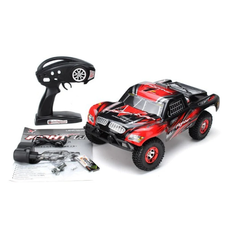 Высокая Скорость RC автомобиль FY01 1/12 2,4 г 4WD пустыне Off Road Краткий курс Грузовик Рок Гусеничные электрического удаленного Управление