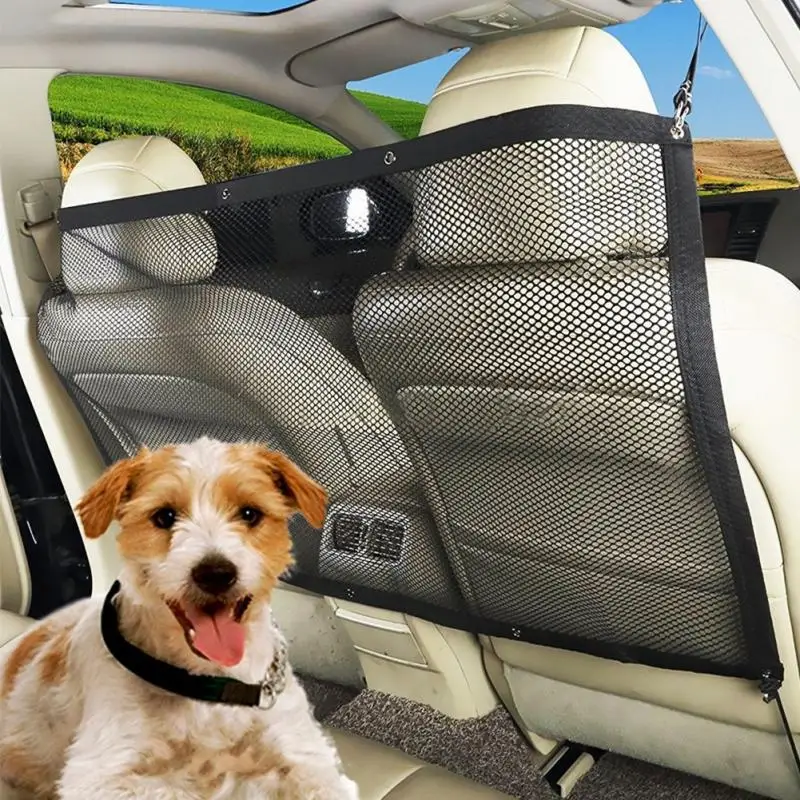 

2019 New Car Anti-collision Mesh Pet Auto Fence Barrier Isolation Network Safety Isolation Bar Child Dog Buffer Device