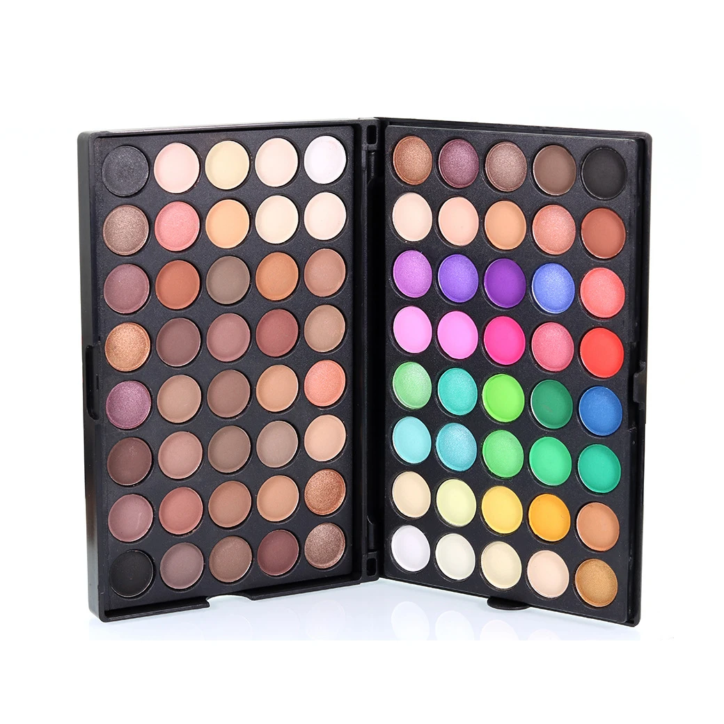 POPFEEL 80 Цвета стильный с блеском Eye Shadow Palette Косметика Водонепроницаемый Shimmer