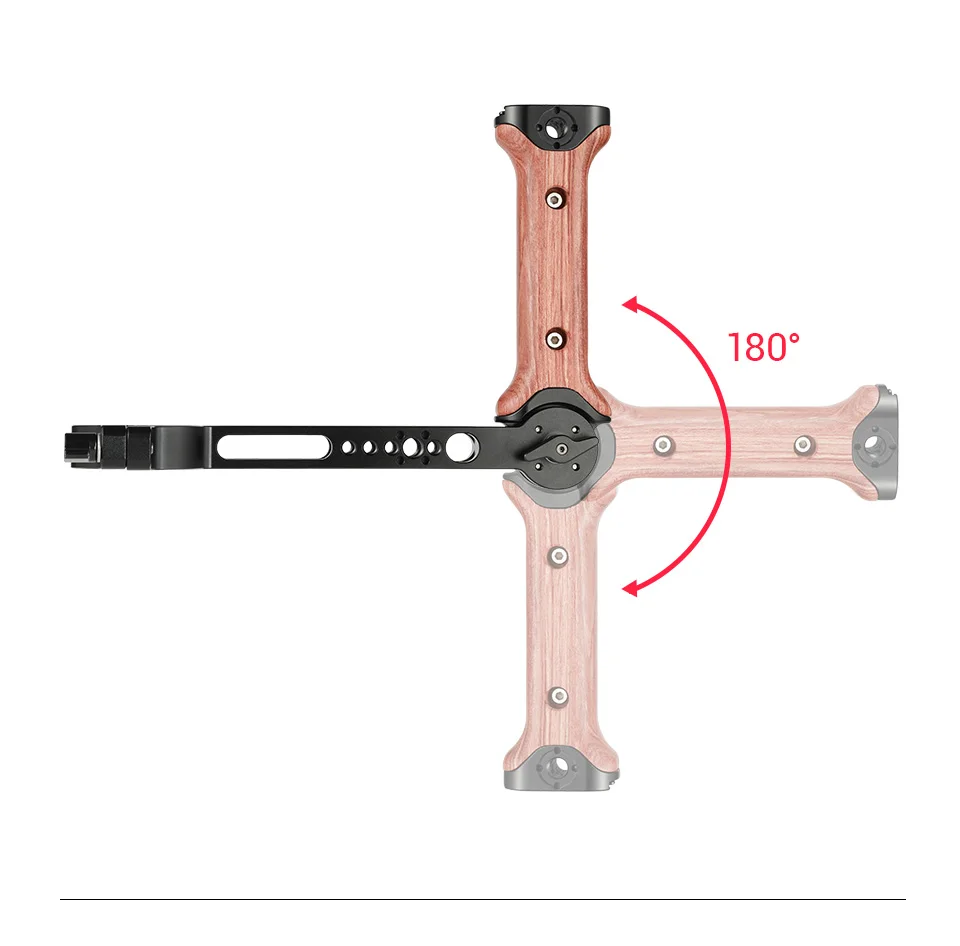 SmallRig DSLR камера стабилизатор Ronin S деревянная Двойная ручка рукоятка для DJI RoninS может регулировать 180 градусов BSS2314