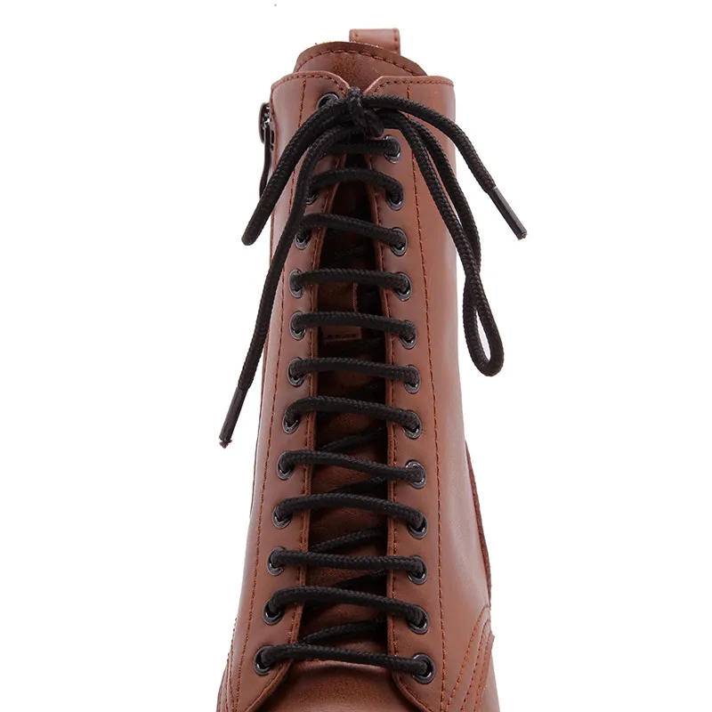 MORAZORA/Новинка года; Черные ботильоны из натуральной кожи; женские осенние ботинки с острым носком на молнии; модная женская обувь на квадратном каблуке