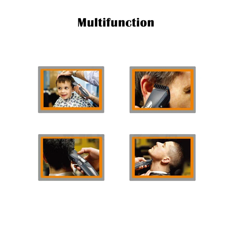 Tanie Profesjonalny elektryczny trymer do włosów długość regulowana maszynka do włosów akumulator ścinanie włosów maszyna strzyżenie trymer wodoodporny!