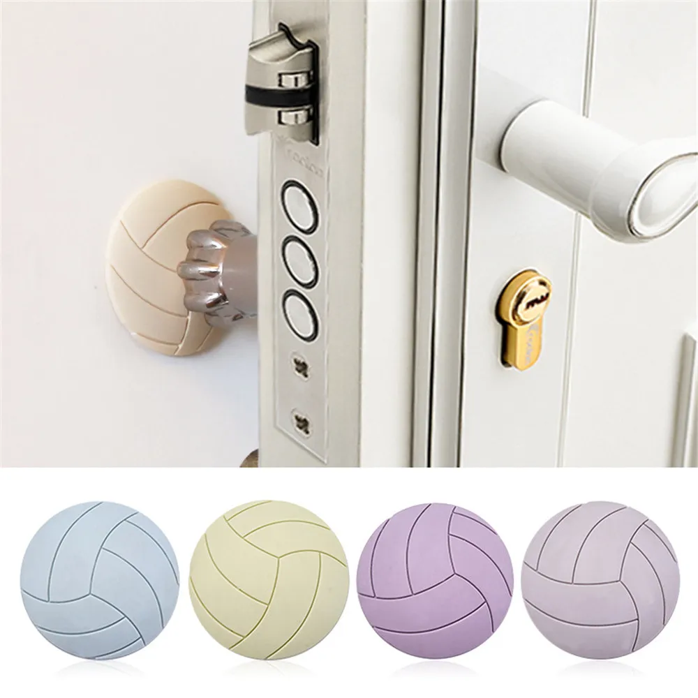 Volleyball pattern Door stopper Doorknob Wall Protector Savor Shockproof Stop Strong Rubber door handle stopper Crash Pad F615 Volleyball pattern Door stopper Doorknob Wall Protector Savor Shockproof Stop Strong Rubber door handle stopper Crash Pad F615