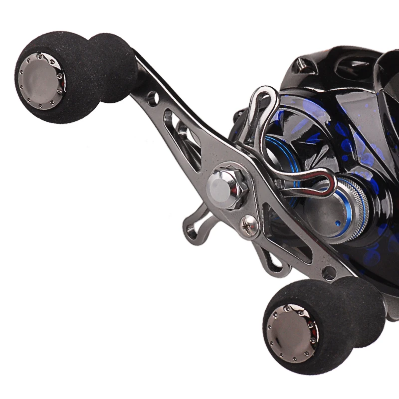 DMK 12 + 1 BB 6.3: 1 215 جرام اليد اليمنى الأزرق اللون جولة Baitcasting الصيد بكرة SC120LE-X1 Carretilhas دي Pescaria Pesca الكارب بكرة