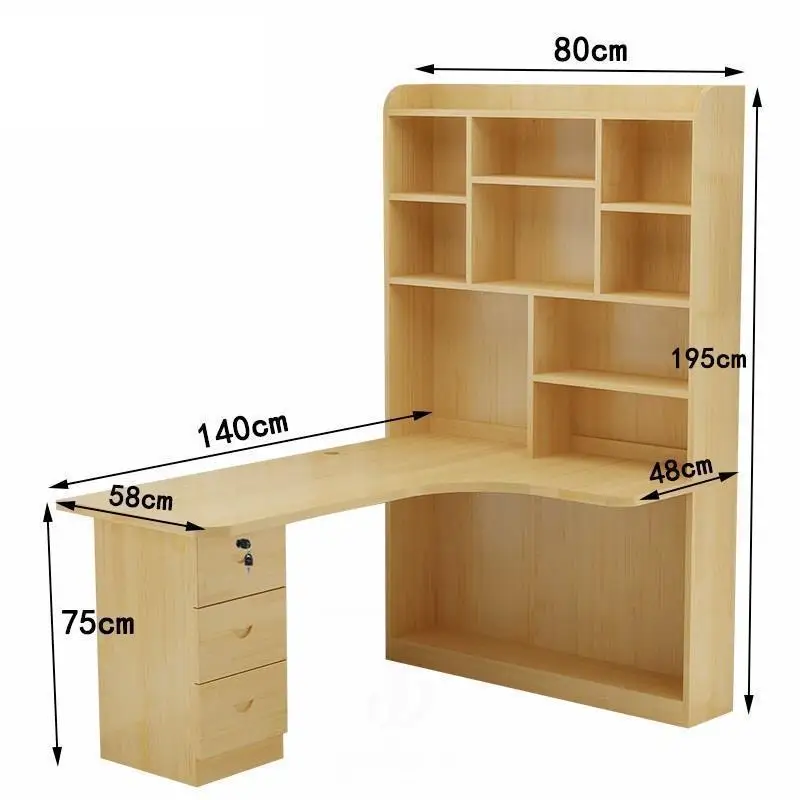 Tabolo маленькая офисная мебель Schreibtisch Escritorio поднос для кровати винтажный деревянный Mesa прикроватный компьютерный стол с книжным шкафом - Цвет: Number 6